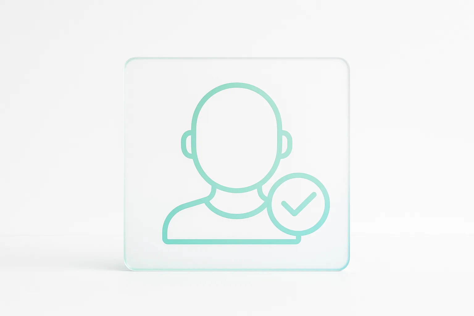 Entrance verification interface showing face recognition technology