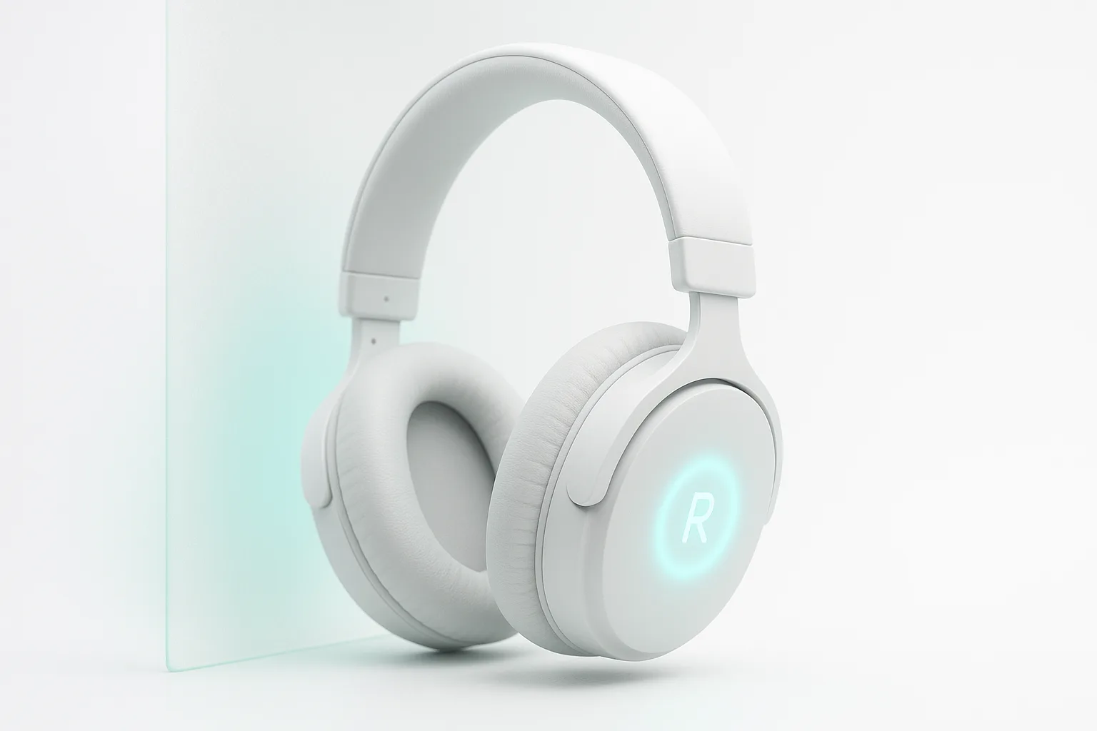 Multi-channel wireless headphones with illuminated channel display