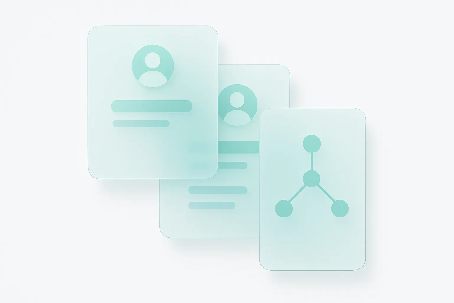 Event networking app interface showing attendee profiles and matchmaking recommendations