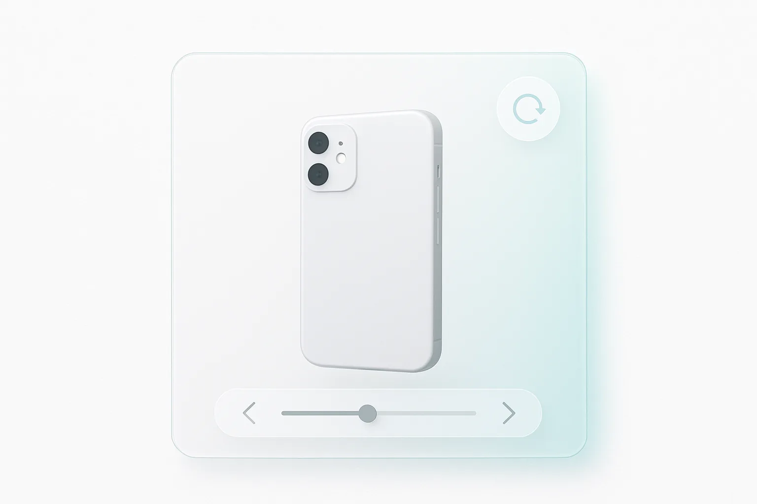 3D product model interface with interactive controls