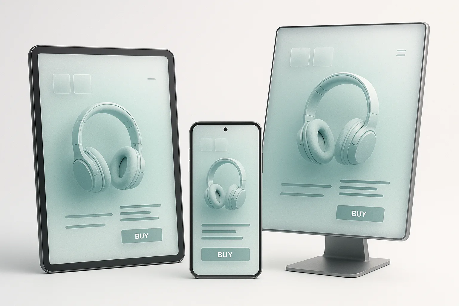 3D showcase deployment across multiple device types