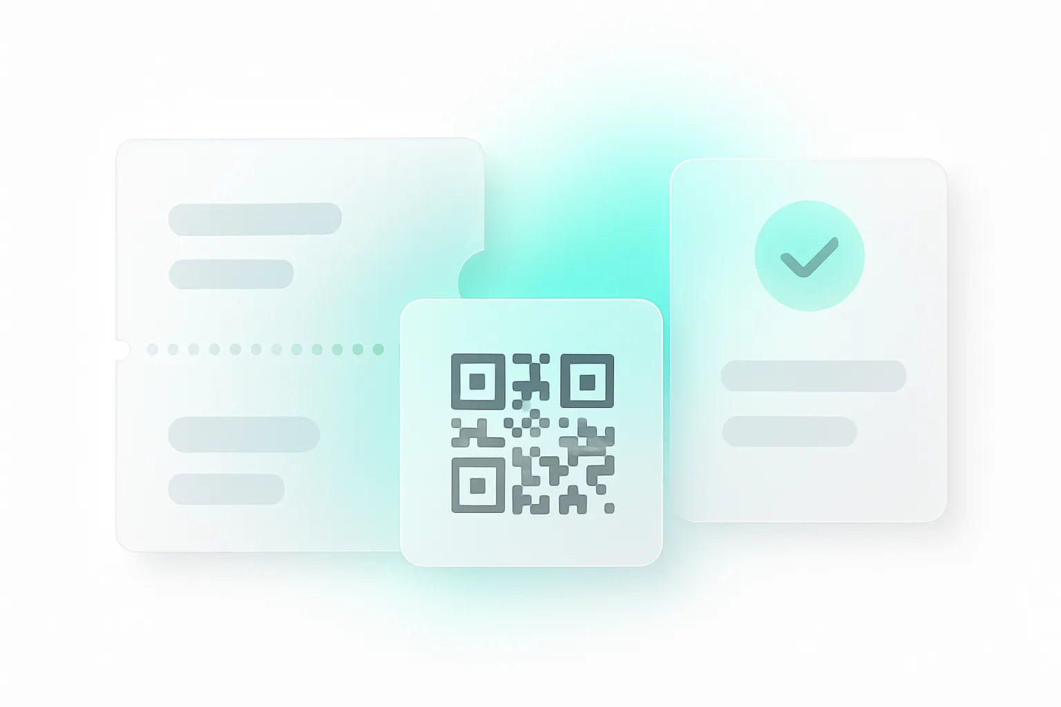 Seamless ticketing experience with email login and QR scanning interface