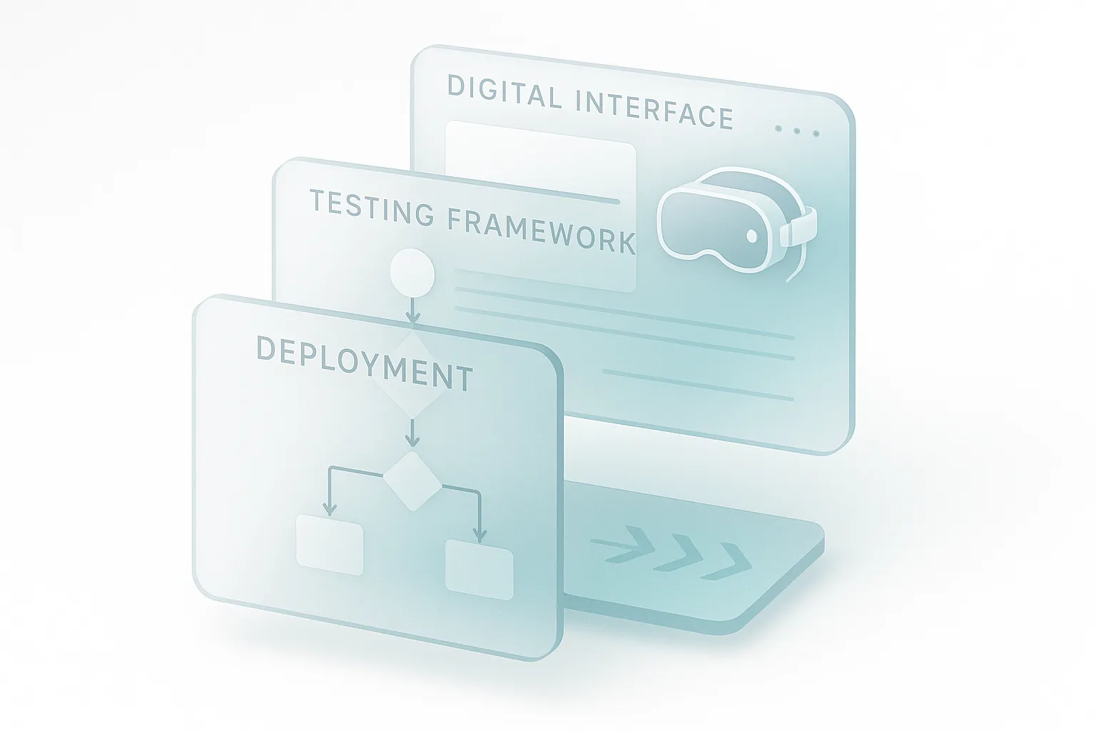 Immersive experience development and deployment workflow with soft gradients